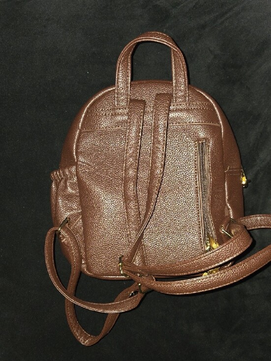 Montana West Brown Mini Backpack with Tassel Accent main image 5